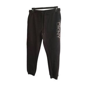 DKNY Sweat Pants Grey Logo on Hips Side Pockets and back Pocket with Logo Medium